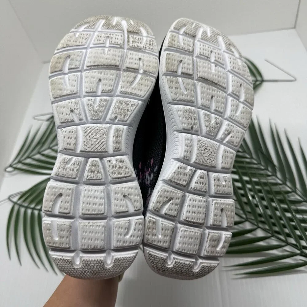 Skechers Summits Slip-On Sneakers Floral Print Washable Size 6 Memory Foam